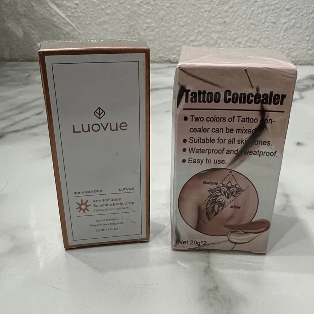 Tattoo‎ Concealer Set - Cream and Tan